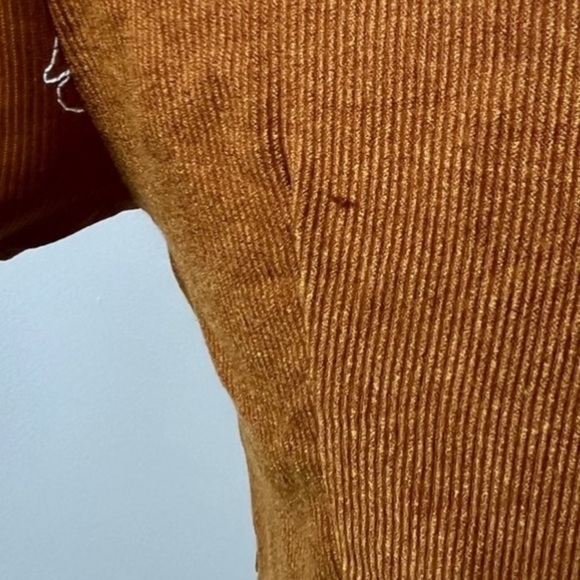 Cider Boho Floral Embroidered Crop Top. Brown Orange. Size S. #668 - Picture 7 of 7